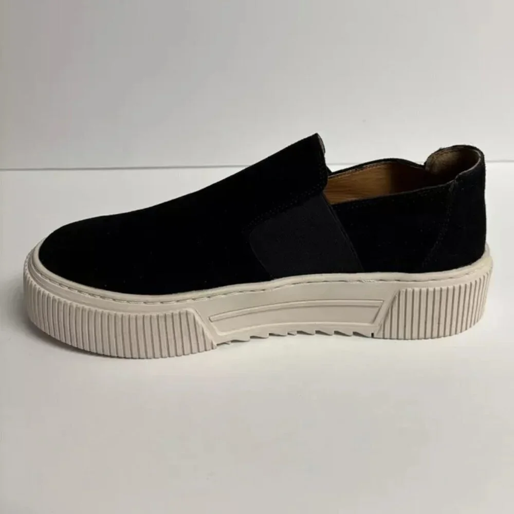 Crown Vintage Women’s Marlenna, Black Slip-On Sneakers, Size 9.5 M